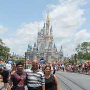 Revisiting childhood is for all. With parents, Orlando, Florida, 2012