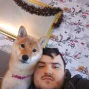 Me and my dog Eevee
