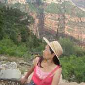 At Grand Canyon, U.S.A