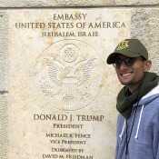 At the US Embassy in Jerusalem - Let’s Go Brandon.