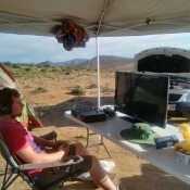 Who said there can not be gaming in the open air in the middle of nowhere