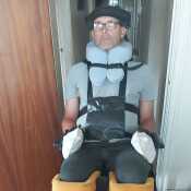 me in my tilt chair, this is how i should spend lots more time than i do