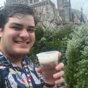 In universal at hogsmead!