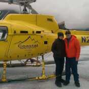 With my brother on Alaskan glacier