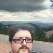 Gah, I look like an old man in this one but making my way up to Pikes Peak in Colorado
