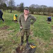 Tree planting with Woodland Trust