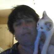 that's me with my kitten , Christmas Eve