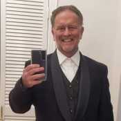 Genuine Photo from Aug22, although I have lost the beard since.  Enjoy putting on some glad rags and heading out!