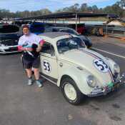 My deeply beloved racecar ‘Herbie’