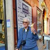 Trevi fountain rome  first Italian ice cream